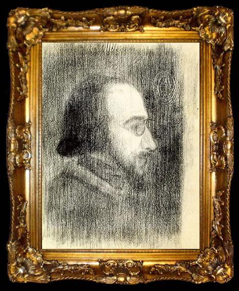 framed  Paul Signac Erik Satie, ta009-2